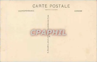O Mascarete diante da Alfândega — Caudébec-en-Caux (Sul) — E. Douillet, fotógrafo — Verso