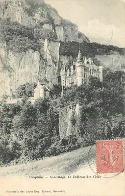 Dauphiné — Sassenage. O Castelo das Colinas — Papeterie des Alpes Eug Robert, Grenoble