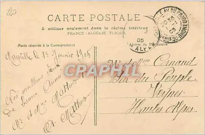 Marseille - Nossa Senhora da Guarda — editor E. Lagon — Verso