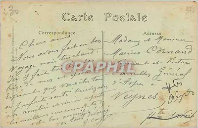 CANNES — Promenada Croisette i Mont Chevalier — Wydawca: A. Lévy, n°30 — Rewers