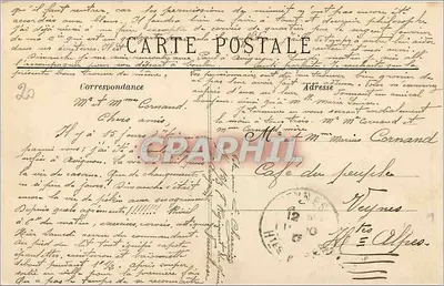 Avignon — Nowy Most z Kamieni na Rynie (Prawy Brzeg) — Wydawca nieznany, nr 25 — Rewers