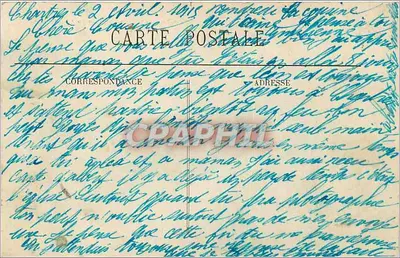 Chartres — Widok z Mostu Nowego — L. V. — Rewers