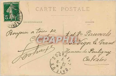 Chartres — Schody Królowej Berthy — Wydawca nieznany, nr 42 — Rewers