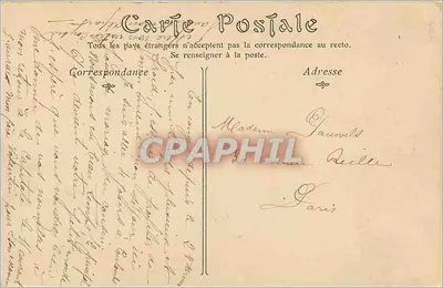 Chartres — Widok z Mostu Nowego — wydawca nieznany, nr seryjny 128 — Rewers