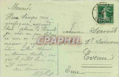 Lourdes — Z Lourdes do Ciebie — wydawca: L'Écho de Lourdes, nr 14 — Rewers