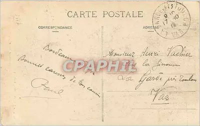 Bordeaux — Pomnik Girondynów — Marcel Delboy, fototypia, Bordeaux, n°51 — Rewers