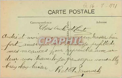 Dampierre — Widok wybrzeża z siedmioma zakrętami — E. M. — Chalons — Rewers