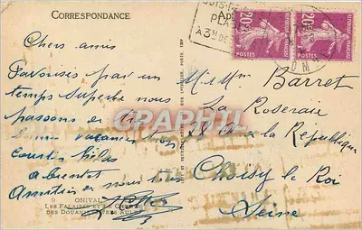 Abbeville - O Canal — vista das falésias e das casas — editor A. Gberle, n°80 — Verso