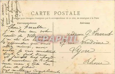 Lago e Rocha das Buttes-Chaumont — Paris — B. F., Paris, n°131 — Verso