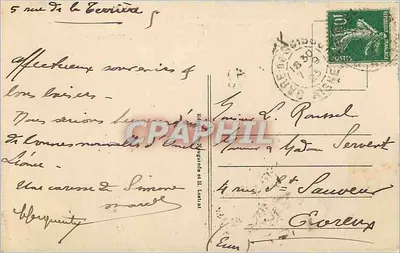 Soissons dopo la seconda invasione — Intorno alla Cattedrale (Lato Nord-Ovest) — Verso