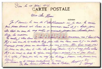 Dax — Les Baignolets i rzeka Adour — Wydawnictwo P. Berre, nr 11 — Rewers