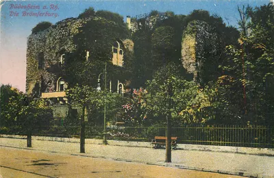 Rüdesheim a. Rh. — A fortaleza de Brömserburg — Karl Fischer, Eltville a. Rh.