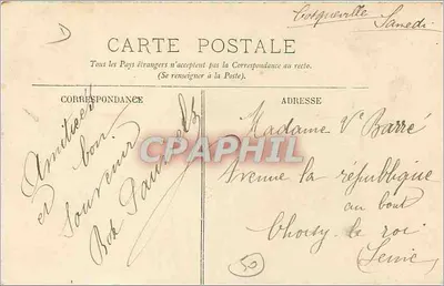 A Valle de Quincampoix — LL. — L. Herbourg — Verso