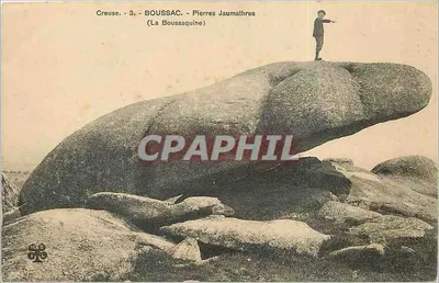 Boussac - Pierres Jaumathres (La Boussaquine) — editor anônimo, número de série não visível