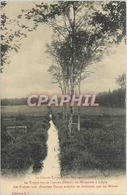 La Grande-Trappe, perto de Mornague (Orne) — vista do antigo caminho do mosteiro em Laigle — Coleção G. T.