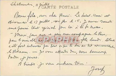 Abadia de la Grande-Trappe — O Chefe da Igreja — Soligny-la-Trappe (Orne) — Verso