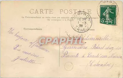Domfront — Rue du Palais-de-Justice — editor no visible — Reverso