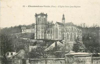 Chaumont-en-Vexin (Oise) — A Igreja de São João Batista — Gisore