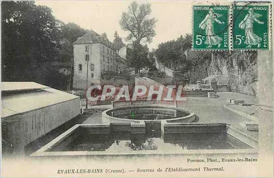 EVAUX-LES-BAINS (Creuse) — Fontes do Estabelecimento Termal — Pinthon, Fot., EVAUX-LES-BAINS
