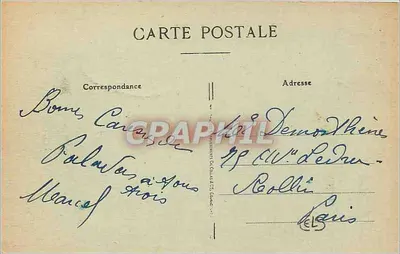 Palavas — Le Jetées — Edit. J.-L. Albaille, Montpellier — Verso