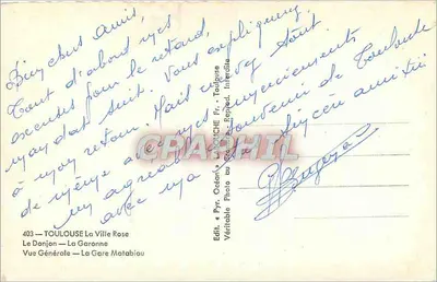 Toulouse — Souvenir de Toulouse — Édit. « Pyr. Octane » — Verso