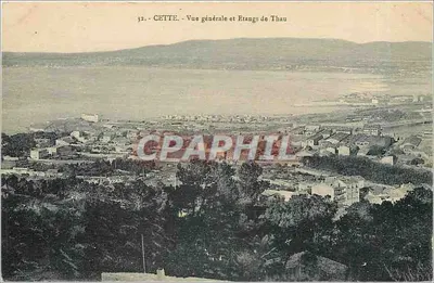 CETTE — Vista geral e Lagos de Thau