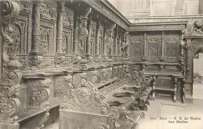 Sion — As Stalles — N. D. de Valère