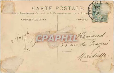 Arles - Arlésiense bij de Arenen — E. Lacour, n°30, 1906 — Achterkant