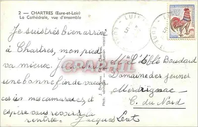 Chartres (Eure-et-Loir) — Katedra, widok ogólny — Jide — Rewers