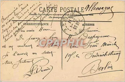 LYON — Le Pont du Midi sur le Rhône — LL. — n° 223 — Verso