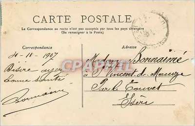 Lyons - Ponte Tilloy - Bilhete postal moderno 189 — Editor não identificado — Verso