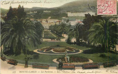 Monte-Carlo — Os Parterres — LL. Côté la Croix Indigène