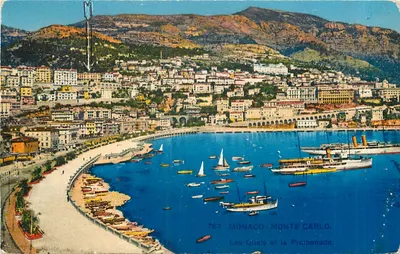 Mônaco - Monte Carlo — Os Quais e a Promenade — A. Lévy (Nice)