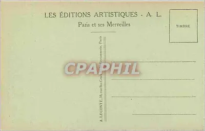 Hotel des Invalides — Tomba di Napoleone I — Editore A. L. — Verso