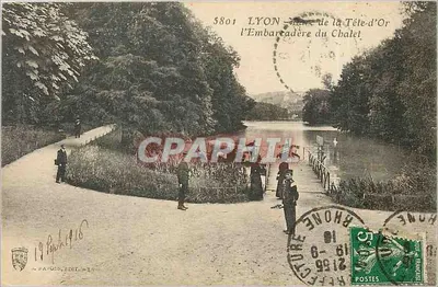 LYON - Quai de la Tête-d'Or — o Embarcadère do Châtelet — PAPAGEN, EDITOR, n° 5801