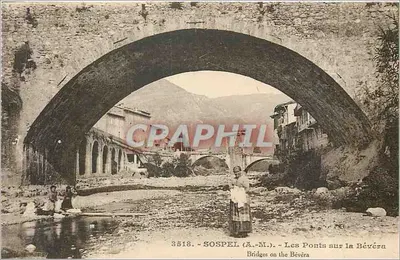 Sospel (A.-M.) — Os Pontes sobre a Bévéra — Editor Giletta, Nice, n° 3518