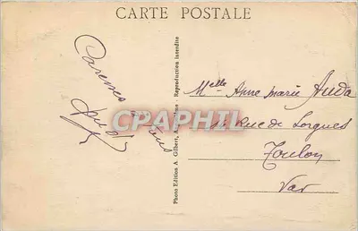 Angoulême - Urząd Miasta — A.G.A. - 531 - Wydawca A. Gilbert — Rewers