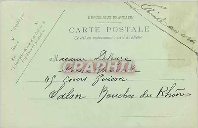 Angoulême — Rue des Dames i święty Ausone — Wydawca: Graphi — Rewers