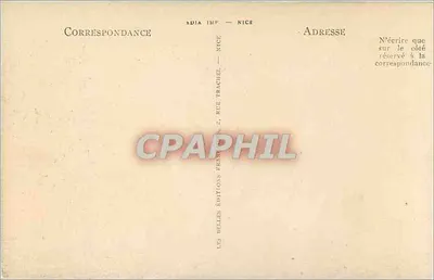 Constantine — Um Nid de Cigognes — Adia Imp. Nice — Verso