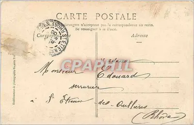 CANNES — Stary Zamek Świętego Honorata — Wyspa Lérins — Wydawnictwo Gillet — Rewers