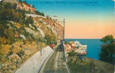 Ventimiglia — Balzi Rossi e Hotel Miramare — Fronteira Itália-França