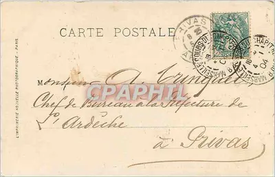 Marselha — Conjunto do Palácio de Longchamps — LL. — Verso