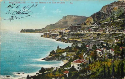 Roquebrune — Vista sobre Mônaco e a Cabeça do Cão — LL