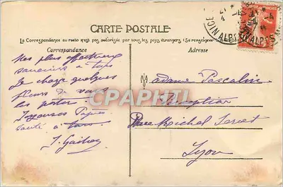 Menton-Garavan — Most św. Ludwika — Zbiór Jé — n° 151 — Rewers