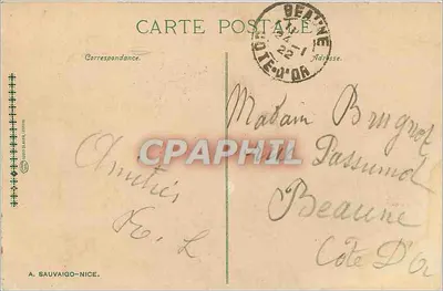 Menton — Ogólny widok Ogrodu Publicznego — ND. Fot. — Rewers