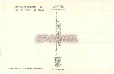 Saint-Jean-de-Luz — Plaża i Rhune — Lumicap — Rewers