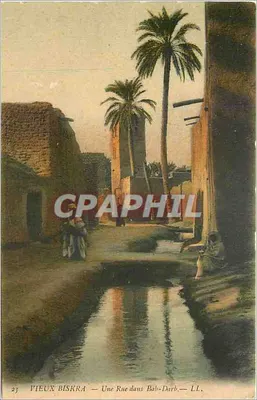 Velho Biskra — Uma Rua em Bab-Darb — L.L.