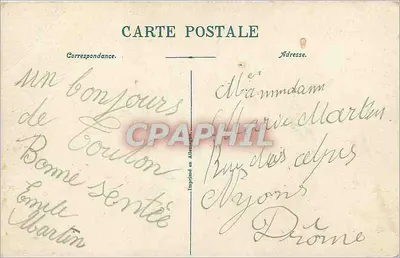 Les Sablettes — Arredores de Toulon — Tamaris — Editor não visível — Verso