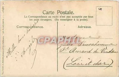Toulon. Stara darsza. — Wydawca A. Maître, nr 5. — Rewers