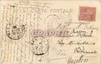 Toulon — Algemene uitzicht van TamariS — A. Bougault n°723 — Achterkant